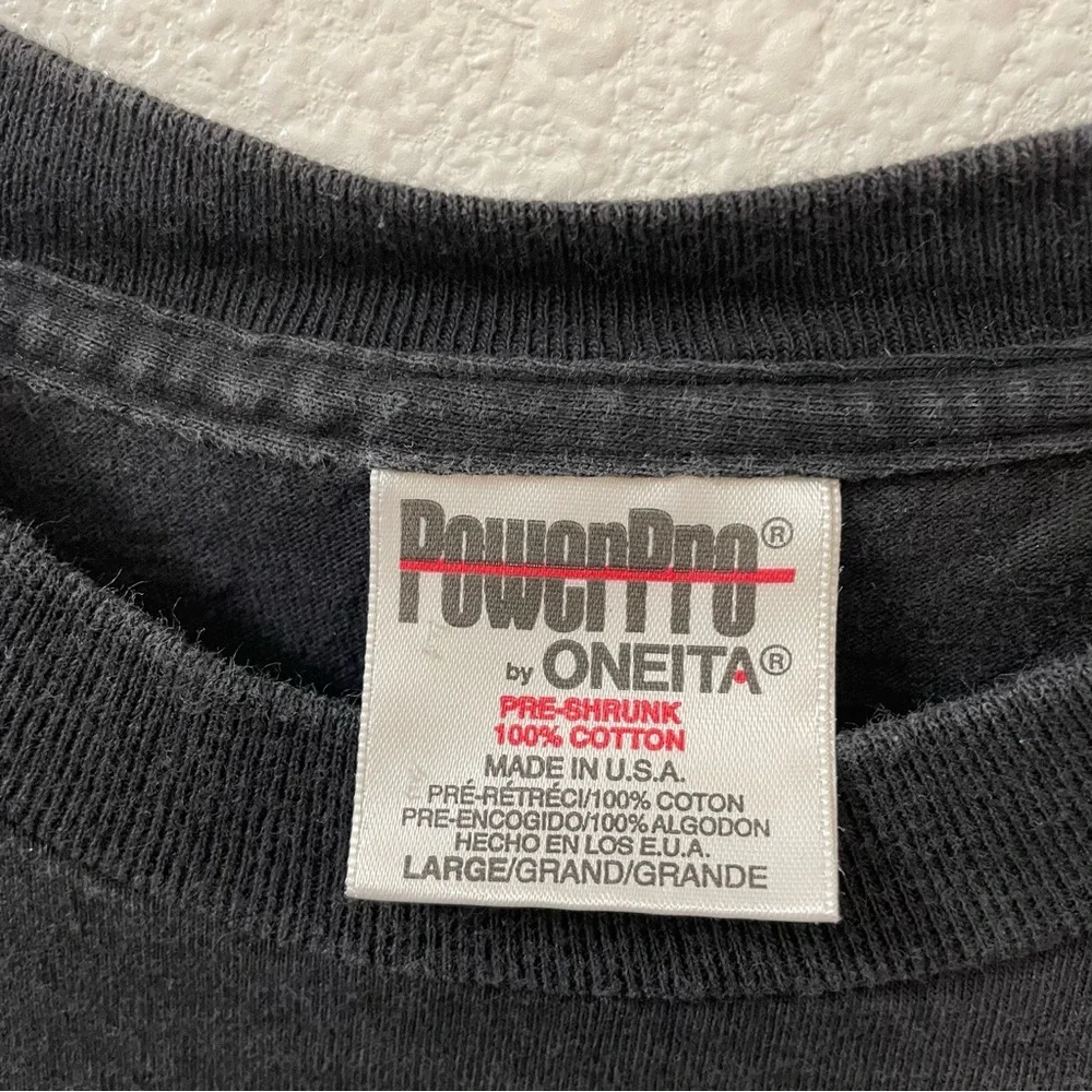 Christian cross shirt proverbs 3:6 black vintage large - Picture 6 of 6